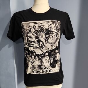 Blackcraft tarot card "The Fool" short sleeve t-shirt size small